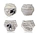 Baby 5 Pack Cotton Training Pants for Toddler Boys' Washable Potty Training Underwear Size 100 Large 3T Brown