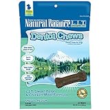 Natural Balance Dental Chews Dog Treats, L.I.T. Limited Ingredient Treats Sweet Potato & Chicken Meal Formula, Grain Free, For Small Dogs, 13-Ounce