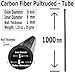 (1) Piece - 8mm x 6mm x 1000mm Carbon Fiber Tube - Pultruded Round Tube. Super High Strength for RC Hobbies, Drones, Special Projects