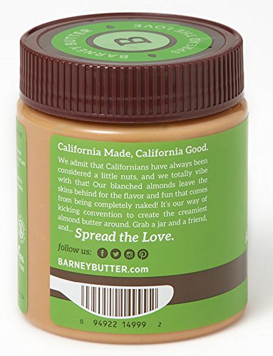 Barney Butter Almond Butter, Crunchy, 16 Ounce Jars (Pack of 3) - Thumbnail 5