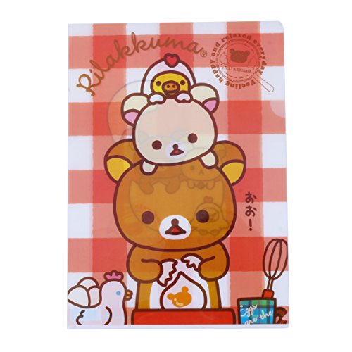Damara Cute Bears Single Pocket Report Covers Letter Size,4 Sheets Per Set