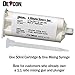 Devcon 14277 Opaque-Amber Epoxy Gel, Begins to Harden in 1 minute, 50 mL Cartridge