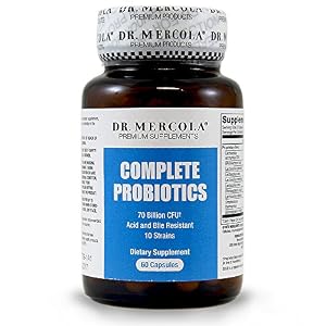 DR MERCOLA Complete Probiotics Capsules, 60 Count, 30 Servings