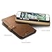 Spigen Wallet S iPhone 7 Case with Foldable Cover and Kickstand Feature for iPhone 7 2016 - Brown