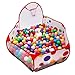 EocuSun 5-ft Kids Ball Pit Tent Extra Large Ball Pits with Basketball Hoop and Zippered Storage Bag, Balls Not Included