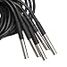Diymore 5pcs DS18B20 Waterproof Temperature Sensors Thermistor Temperature Controller Length 1M with Digital Thermal Stainless Steel Probe