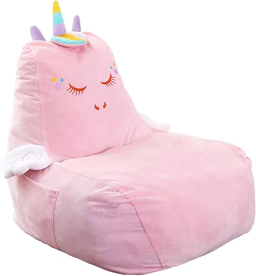 american kids unicorn bean bag chair