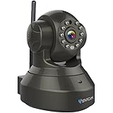 Vstarcam H.264 1280 x 720p Home Surveillance Camera Wireless IP Camera Built in Microphone with One Key WI-FI Configuration APP, Motion Detection, Remote Viewing Function, 3dBi WIFI Antenna,Black