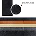 AULLY PARK Universal Car Steering Wheel Cover Genuine Leather Stitch On Wrap (Size L, Gray)