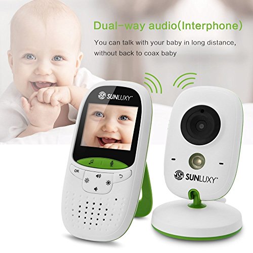 SUNLUXY 2.0 inch LCD Color Wireless Digital Video Baby Monitor