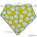 Ultimate Bandana Bib by Regaroo - Cotton Front & Fleece Back with Adjustable Snaps 0-24 Months (5 Pack Set)