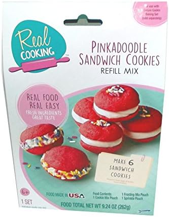 Real Cooking Pinkadoodle Sandwich Cookies Refill Mix