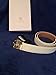 Authentic Versace Medusa Head White Leather Belt
