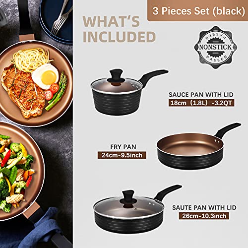 Pots and Pans Sets, Nonstick Cookware Set, Induction Pan Set, Chemical