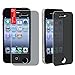 3x Anti-Spy Privacy Screen Protector Compatible with iPhone 4 4G iPhone 4S - AT&T, Sprint, Version 16GB 32GB 64GB
