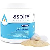 Aspire Nutrition 5-in-1 Bio-Heal&reg; Probiotic Powder for Kids, Men &amp; Women | SUPPORTS BRAIN FUNCTION, GUT HEALTH &amp; REGULARITY: Shelf stable and fortified with vitamin, mineral, and prebiotic fiber