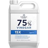 75% Pure Vinegar - 15X Concentrated Industrial Grade, Biodegradable, One of Strongest Available (32oz (946ml))