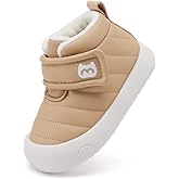 BMCiTYBM Baby Snow Boots Winter Shoes Infant Boys Girls Booties Non Slip Cold Weather 6-24 Months