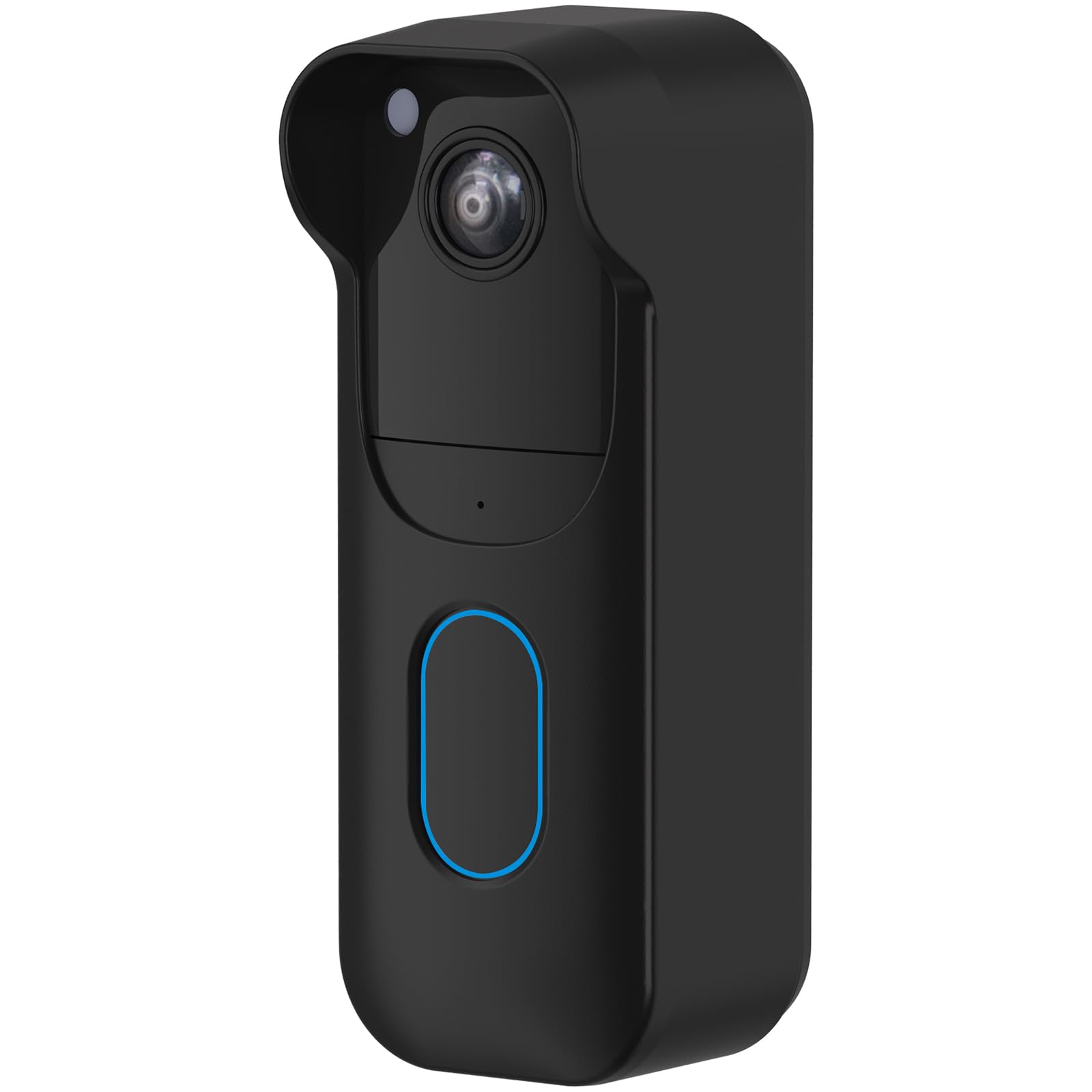 Photo 1 of HeyMoonTong Silicone Skin Case for Blink Video Doorbell (2nd Gen) - Weatherproof Silicone Protective Cover with Brim for All-New Blink Doorbell Camera 2025 Full Protection (Black)