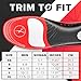Plantar Fasciitis Arch Support Insoles for Men and Women Shoe Inserts - Orthotic Inserts - Flat Feet Foot - Running Athletic Gel Shoe Insoles - Orthotic Insoles for Arch Pain High Arch - Boot Insoles