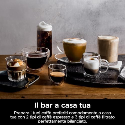 Luxe Essential, Macchina da Caffè, 2 in 1, Argento, ES501EU