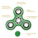 Fidget Spinner, [2 pack] iVoler Hand Spinner EDC Toy Tri-Spinner Ultra Durable Bearing Non-3D printed Fidget Focus Novelty Toy (Green)