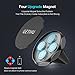 GETIHU Universal Air Vent Car Mount Holder 2 Pack Magnet Cell Phone Stand for iPhone X 8 7 6 6S Plus 5 5s Samsung HTC Sony All Smartphones GPS Mobile Magnetic Support(Black)