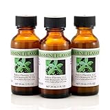 Bakto Flavors Natural Jasmine Flavor Emulsion-(1 FL OZ) Pack of 3