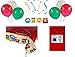 Monster Bash Kid's Birthday Party Decorations (1 Tablecover, 12 Hanging Swirls, 12 Balloons, Bonus Bag) by FX