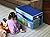 G.U.S. Kids Collapsible Toy Chest with Flip-Top Lid and Mesh Pockets, Large, Blue
