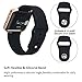 TOROTOP Compatible with Fitbit Blaze Bands,Small Soft Silicone Replacement Sport Strap Band+Rose Gold Frame with Quick Release Pins (Small Black band+Rose Gold Frame)