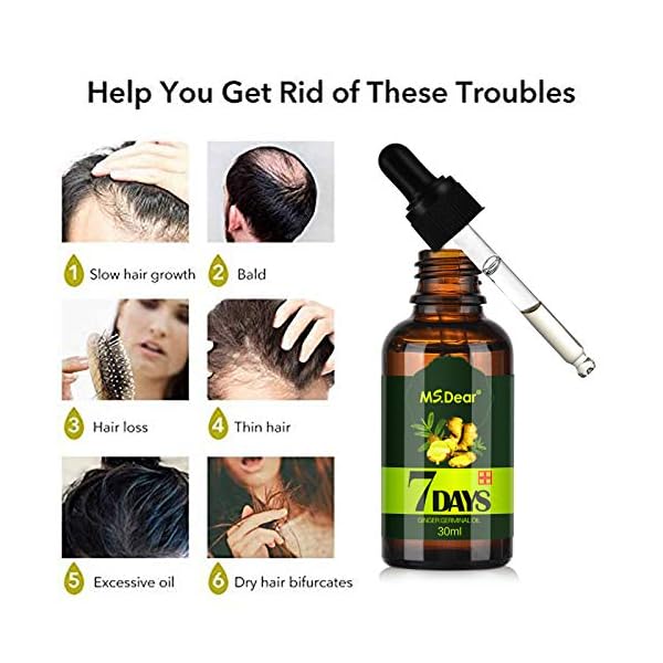 2 Pack MS.DEAR Newly UPGRADED Hair Growth Serum Anti Hair Loss Essence, Natural Herbal Essence for Bald, Thin Hair, Fast…