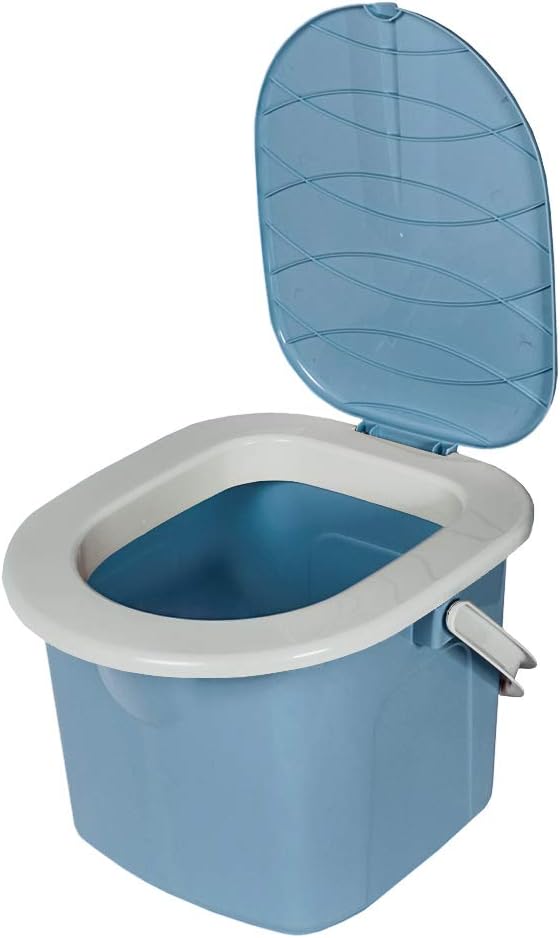 BranQ - Home essential Jungen Camping Toilet Mobile Toilet - Light Blue, 15.5 L, Lightblue, 15,5 L