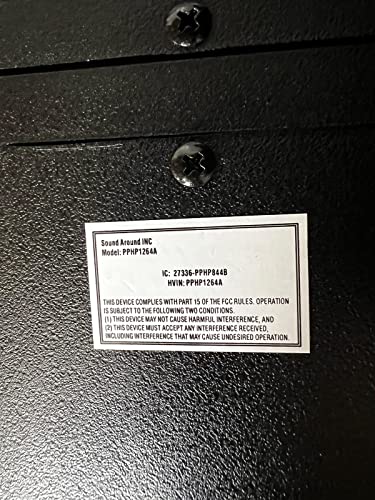 Replacement Remote For Pyle Portable PA Speakers - Karaoke Party Audio System Remote Control