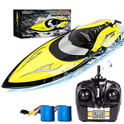 Remote Control Boat [Upgraded 2021] - SHARKOOL 2.4