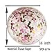 36 inch Jumbo Confetti Balloons Giant Clear Latex Helium Balloons Large Pink and Gold Fuchsia Tissue paper Confetti Balloons Wedding Engagement Favors New Years Eve Birthday Party Decorations