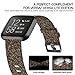 KIMILAR Woven Band Compatible with Fitbit Versa/Fitbit Versa 2/Fitbit Versa Lite Edition, Large Small Woven Fabric Breathable Men Women Versa Replacement Band for Versa Smartwatch