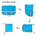 G4Free 60L Large Travel Duffel Bag Lightweight Foldable Sports Duffels Travel Duffels Luggage Handbag for Men Women(Blue)