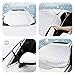HiSung Car Windshield Snow Cover, Car Sunshades for Windshield with Magnetic Edges Snow, Ice Defense No Scratches,Cotton Thicker Windshield Winter Cover Fits for Most Cars