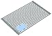 Roll Up Dish Drying Rack - Solid Steel (Unique Square Rod Design) Silicone Over The Sink Dish Drainer + BONUS Dish Scrubber - Large 20.5” x 12.75” (Mid Gray) - Also Useful as a Trivet and Cooling Rack