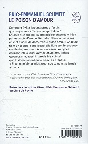 Le Poison D Amour Schmitt Eric Emmanuel Amazon De Bucher Le Poison D Amour Schmitt Eric Emmanuel Amazon De Bucher