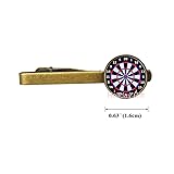 Fashion Tie Clip,Dart Board Target Tie Pin Tie Clip