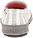 ACORN Women's Moc Summer Weight Slip-On Loafer, White Stripe, Medium/6.5-7.5 M US