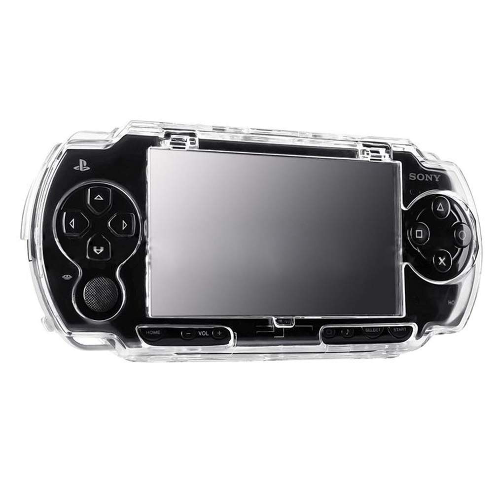 OSTENT Protector Clear Crystal Travel Carry Hard Cover Case Shell Compatible for Sony PSP 1000 Game Console: Video Games