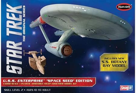 Amazon ポーラライツ 1 1000 宇宙大作戦 スタートレック Ncc 1701 U S Sエンタープライズ 宇宙の帝王ver プラモデル 通販