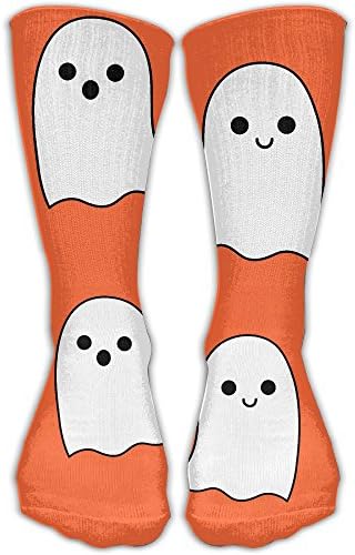 Men Women Premium Quality Halloween Cute Chost Fitness Novelty Crew Athletic Socks High Sock