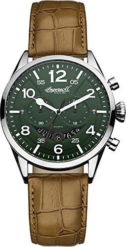 Ingersoll Men's INQ029GRSL Compton Analog Display Japanese Quartz Brown Watch