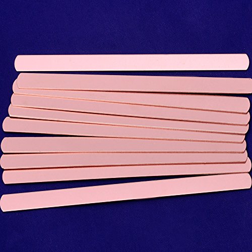 5pcs tibetara about 6"x3/8"(152x9mm) Strip Tags Stamping Blank bracelet Diy Jewelry Tags,Jewelry making (copper) - Thumbnail 2