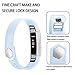 iGK Replacement Bands Compatible for Fitbit Alta and Fitbit Alta HR, Newest Adjustable Sport Strap Smartwatch Fitness Wristbands with Metal Clasp Sky Blue Small