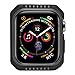 Compatible Apple Watch Case 44mm, Series 4 Series 5 Shock-Proof and Shatter-Resistant Protector Bumper iwatch Case(Black)